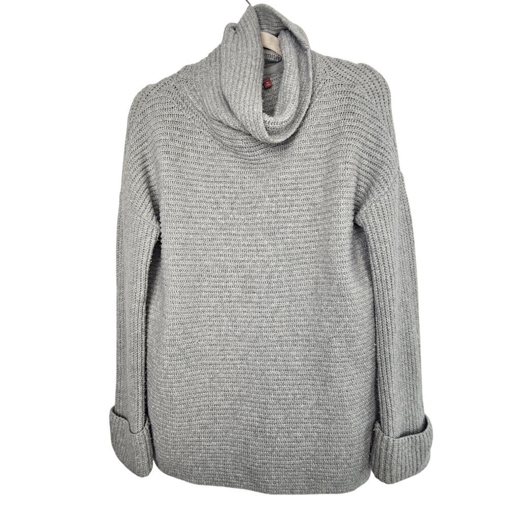 Anthropologie Pilcro Womens Chunky Knit Turtleneck Sweater Sz XS Minimalist Boho